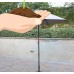 Formosa Covers 9ft Umbrella Replacement Canopy 6 Ribs in Taupe  (Canopy Only)   555696858